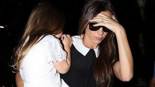Victoria Beckham con su hija Harper Victoria Beckham con su hija Harper