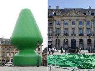 Polémica escultura en París