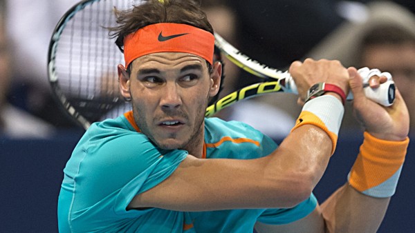 Rafa Nadal, en Basilea Rafa Nadal, en Basilea