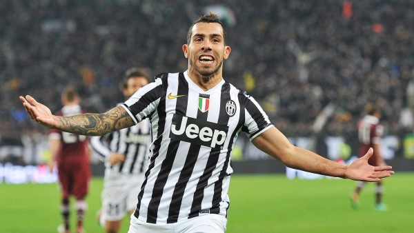 Carlos Tévez celebra un gol Carlos Tévez celebra un gol