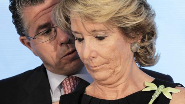 Francisco Granados y Esperanza Aguirre Francisco Granados y Esperanza Aguirre