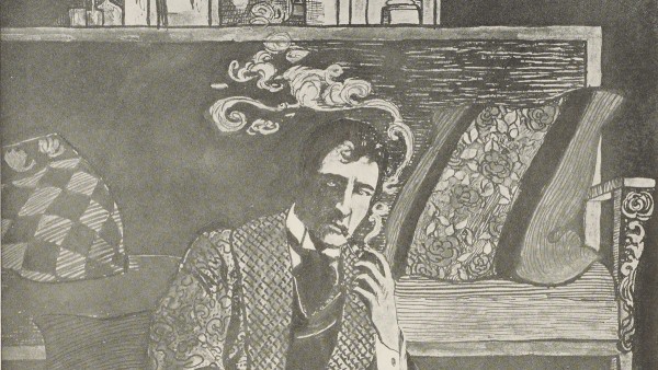 William Gillette as Sherlock Holmes. New York production Theatre Programme. Published by R H Russell of NY. 1900. William Gillette as Sherlock Holmes. New York production Theatre Programme. Published by R H Russell of NY. 1900.