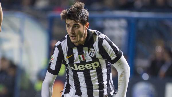 Álvaro Morata con la Juventus Álvaro Morata con la Juventus