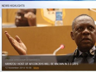 Issa Hayatou habla de la Copa África 2015