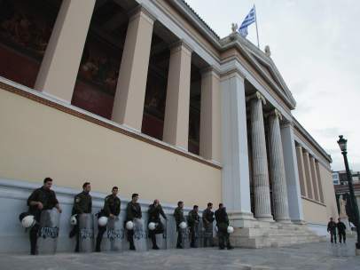 Protestas en Grecia