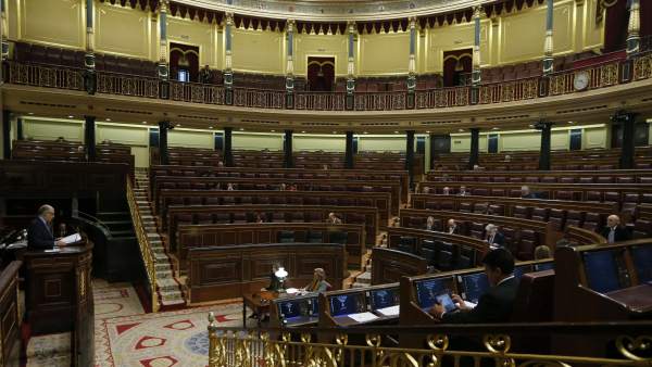 Montoro, en un congreso casi vacío Montoro, en un congreso casi vacío