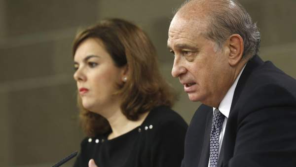 Soraya Sáez de Santamaría y Jorge Fenández Díaz Soraya Sáez de Santamaría y Jorge Fenández Díaz