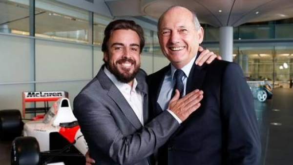 Fernando Alonso y Ron Dennis. Fernando Alonso y Ron Dennis.