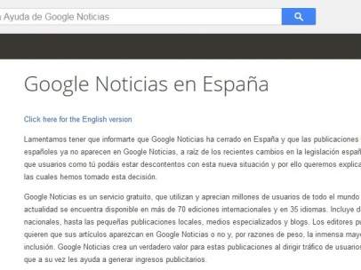 Mensaje de Google