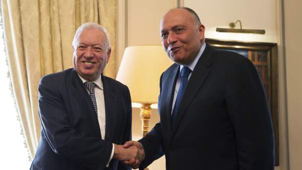 Margallo y Al Sisi Margallo y Al Sisi