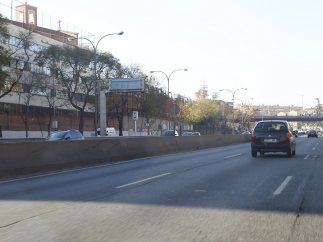 Radar en el Paseo de Santa María de la Cabeza