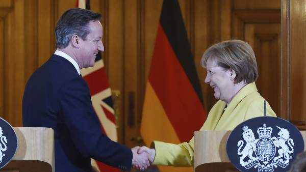 Angela Merkel y David Cameron Angela Merkel y David Cameron