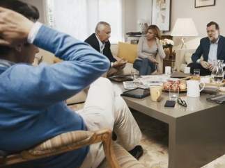 La cúpula del PP se graba charlando