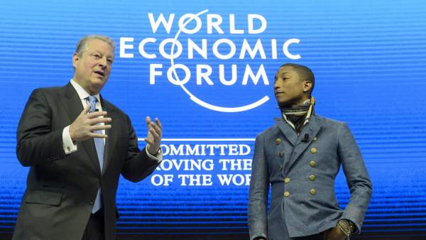 Al Gore y Pharell Williams Al Gore y Pharell Williams