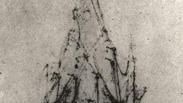 Boceto de la capilla de Gaudí Boceto de la capilla de Gaudí