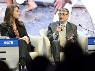 Bill Gates y su esposa