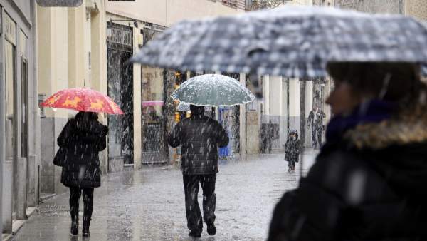 Temporal de nieve y lluvia Temporal de nieve y lluvia