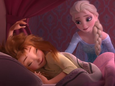 Elsa y Anna en Frozen Fever
