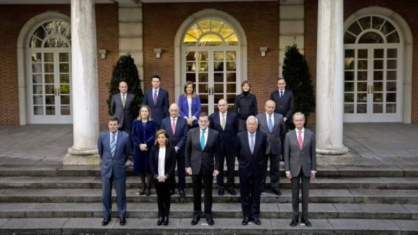 Rajoy y sus ministros Rajoy y sus ministros