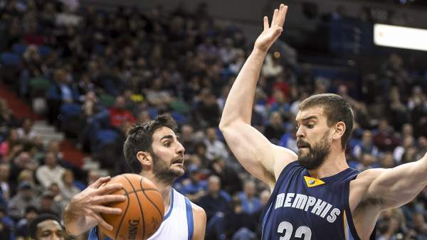 Ricky Rubio y Marc Gasol Ricky Rubio y Marc Gasol
