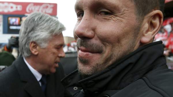 Simeone y Ancelotti Simeone y Ancelotti