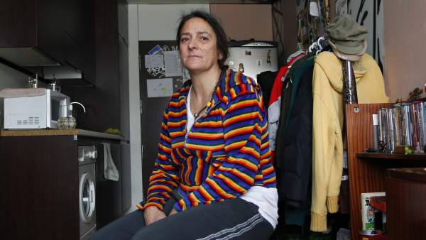 Edificio Madrid, ocupado por familias en situación de exclusión social en Villalba, Madrid Edificio Madrid, ocupado por familias en situación de exclusión social en Villalba, Madrid