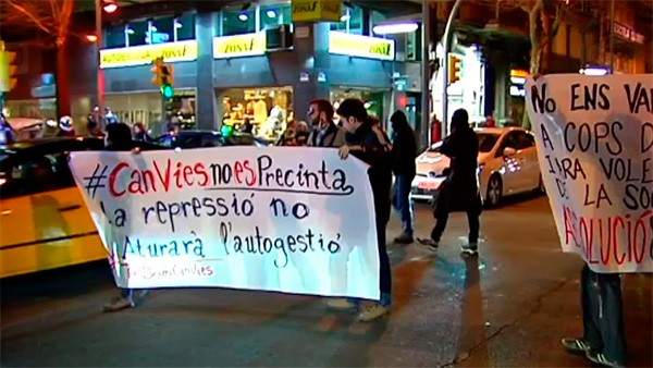 Protesta por Can Vies Protesta por Can Vies