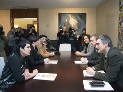 Reunión con la asociación de familiares de presos de ETA