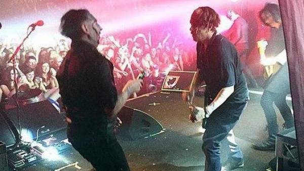 Marilyn Manson y Johnny Depp Marilyn Manson y Johnny Depp