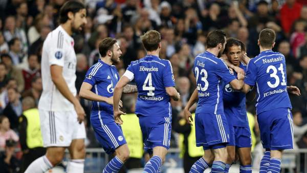 Gol del Schalke al Madrid Gol del Schalke al Madrid