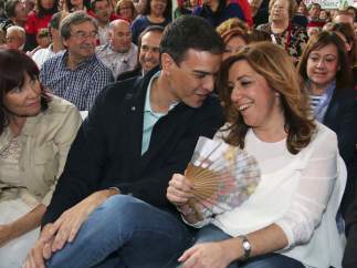 Pedro Sánchez y Susana Díaz
