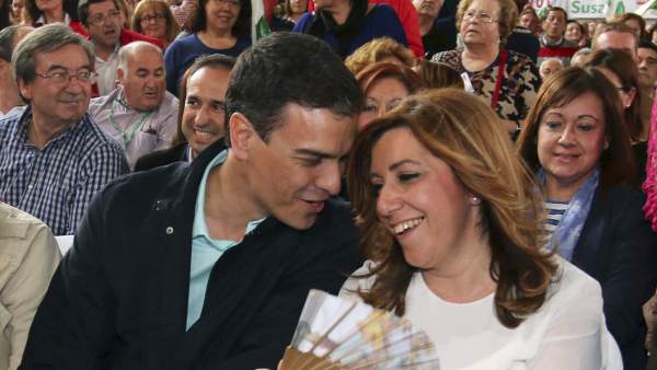 Pedro Sánchez y Susana Díaz Pedro Sánchez y Susana Díaz