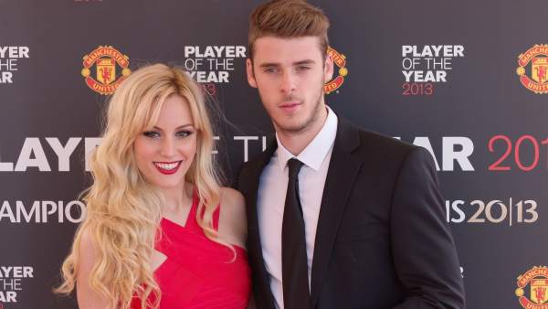 Edurne y De Gea Edurne y De Gea