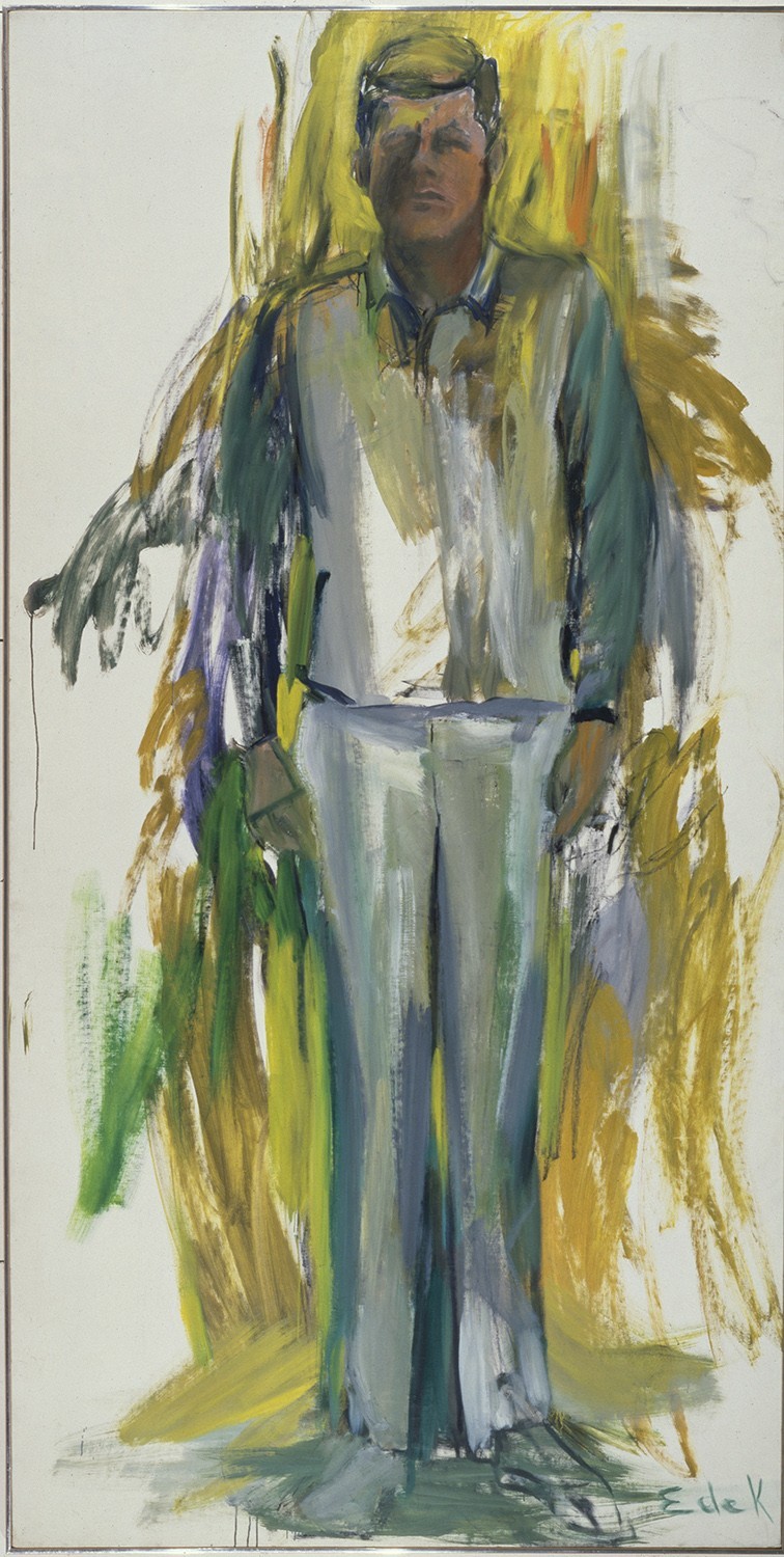 Foto JOHN F. KENNEDY 21 by Elaine de Kooning, 1963 El