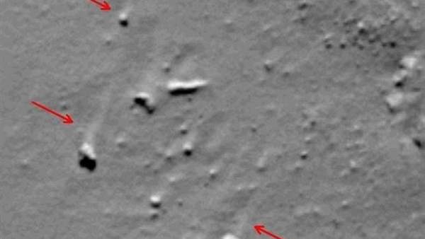 Marcas de polvo cometa 67P Marcas de polvo cometa 67P