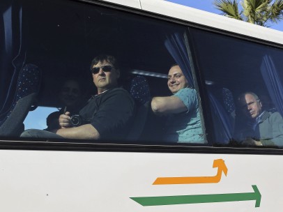 Turistas en Túnez