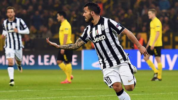 Gol de Tévez al Dortmun Gol de Tévez al Dortmun