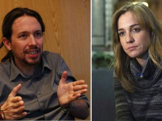 Pablo Iglesias y Tania Sánchez