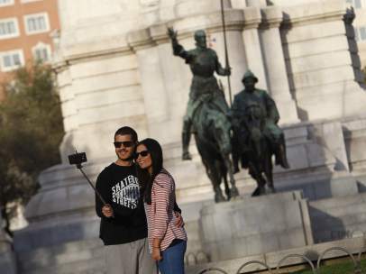 Turistas en Madrid