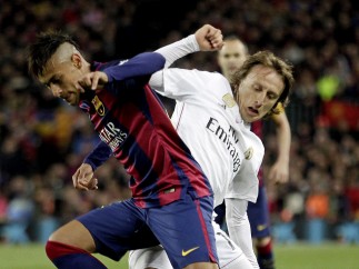 Luka Modric y Neymar