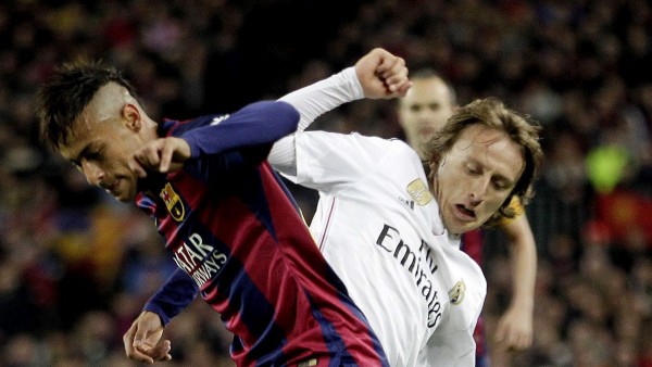 Luka Modric y Neymar Luka Modric y Neymar