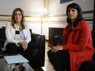 Susana Díaz y Teresa Rodríguez
