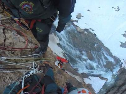 Rescate de los espeleólogos fallecidos