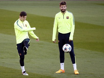 Messi y Piqué