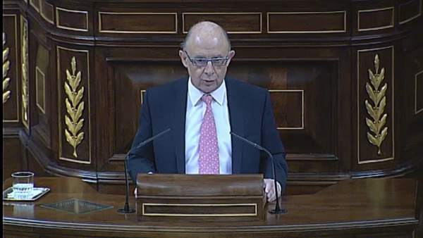 El ministro de Hacienda, Cristóbal Montoro El ministro de Hacienda, Cristóbal Montoro