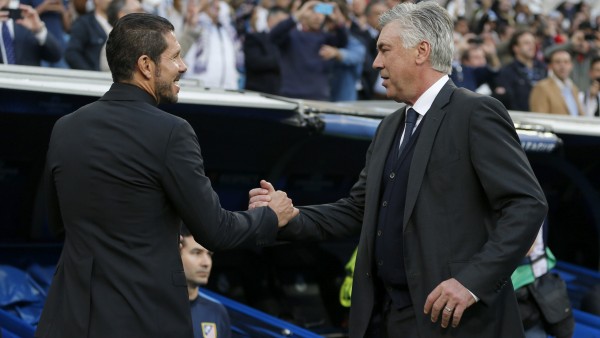 Simeone y Ancelotti Simeone y Ancelotti