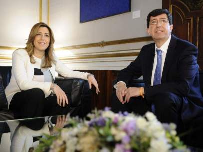 Susana Díaz y Juan Marín