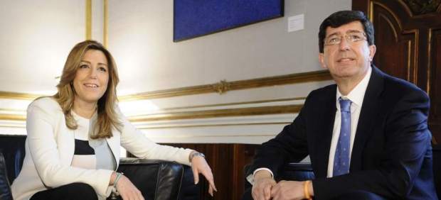 Susana Díaz y Juan Marín