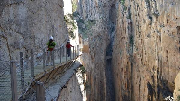 El Caminito del Rey, en Málaga El Caminito del Rey, en Málaga