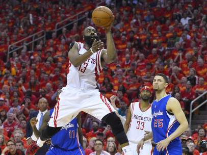 Rockets-Clippers, James Harden.
